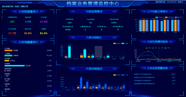 鲁能智能化档案库房